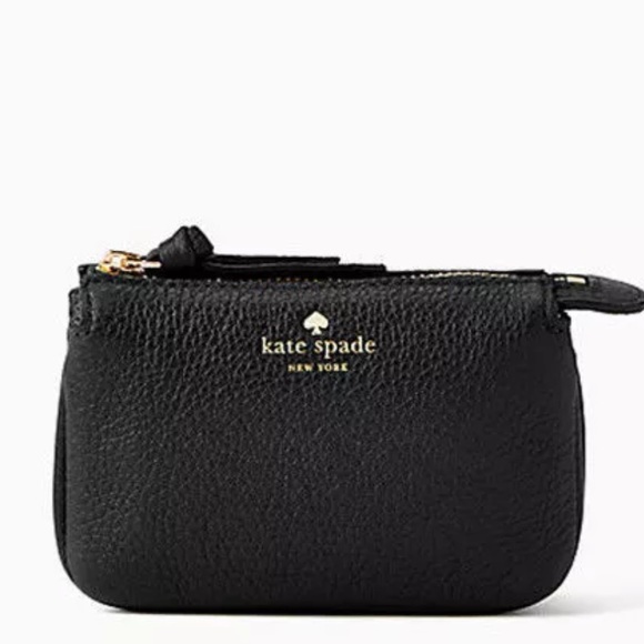 kate spade Handbags - Authentic Kate Spade Sm pebbled leather zip wallet
